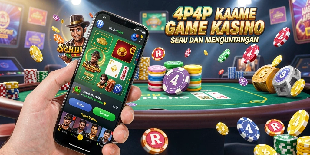 Screenshot gameplay 4P4P yang menampilkan serunya bermain Kasino.