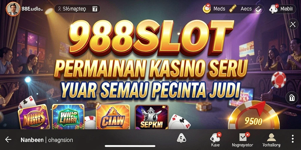 Screenshot gameplay 988SLOT menampilkan keseruan permainan Kasino.