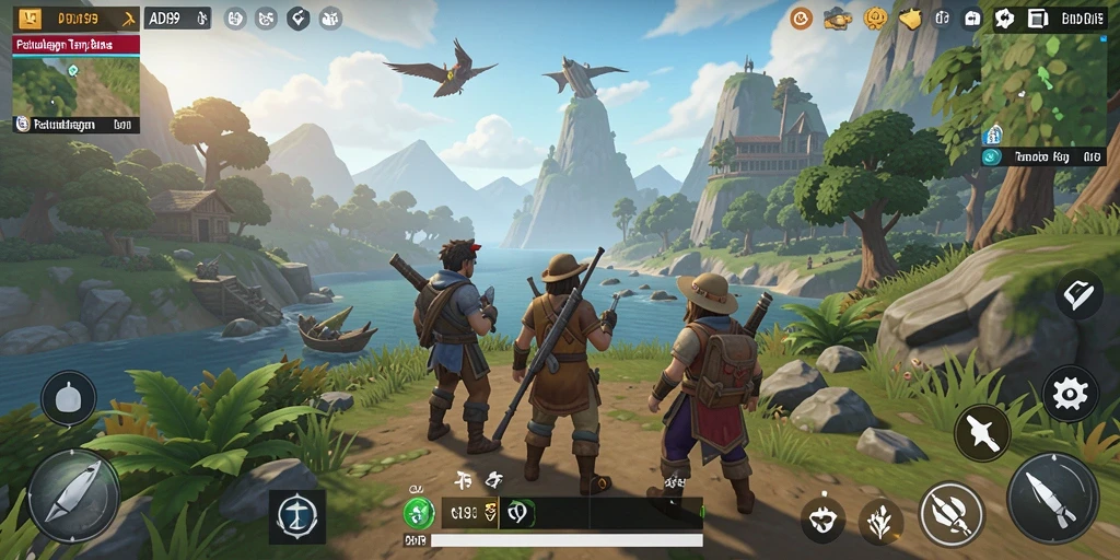 Tampilan gameplay <strong>ADI99</strong> yang menakjubkan dalam dunia terbuka.