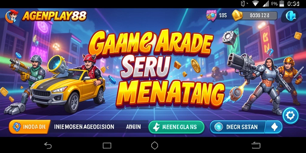Screenshot AGENPLAY88 menampilkan aksi seru dalam gameplay Arcade.