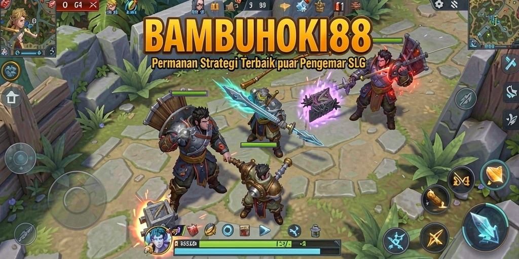 Screenshot menampilkan aksi seru dalam gameplay <strong>BAMBUHOKI88</strong> dengan strategi SLG.