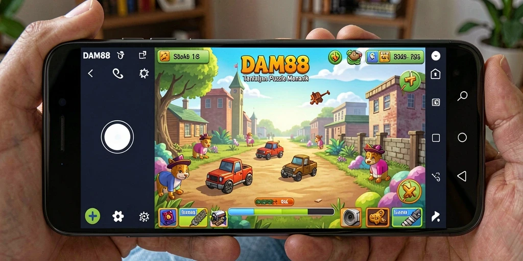 Tampilan gameplay DAM88 dengan teka-teki yang menarik dan menantang.