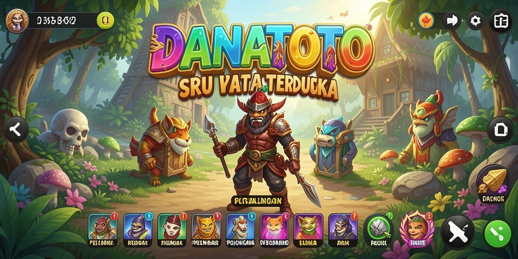 Gameplay seru DANATOTO dengan eksplorasi yang menantang.
