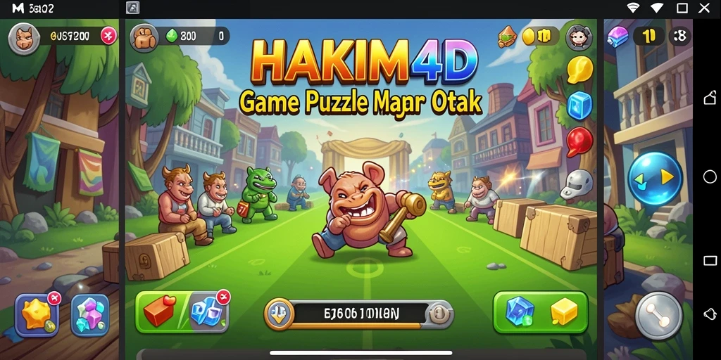 Tampilan gameplay HAKIM4D yang penuh dengan teka-teki menarik.