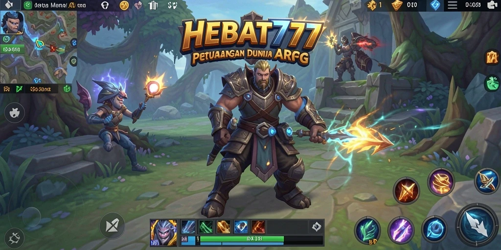 Screenshot gameplay HEBAT777 yang menampilkan pertarungan seru dan grafis fantastis.
