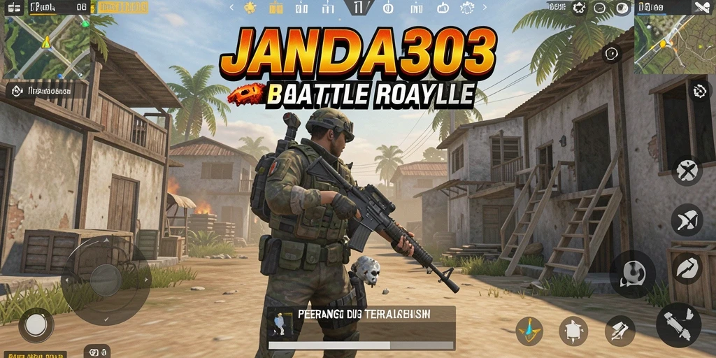 Tampilan seru aksi Battle Royale dalam JANDA303.