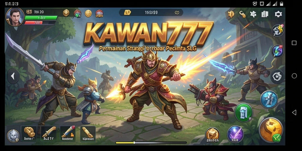 Tampilan gameplay KAWAN777 yang seru dan strategis.