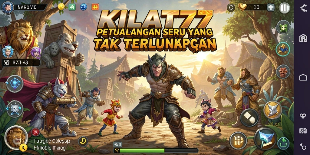Tampilan gameplay KILAT77 yang seru dan penuh tantangan.
