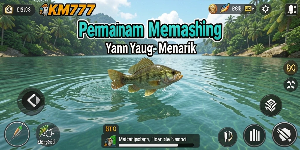 Tangkapan ikanku yang besar saat bermain KM777 di laut.