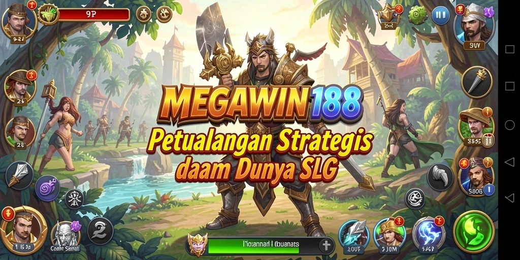 Tampilan gameplay <strong>MEGAWIN188</strong> yang mendebarkan dengan pertarungan strategi.