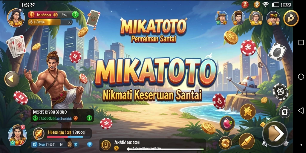 Screenshot MIKATOTO menampilkan gameplay menarik dan antarmuka yang menyenangkan.