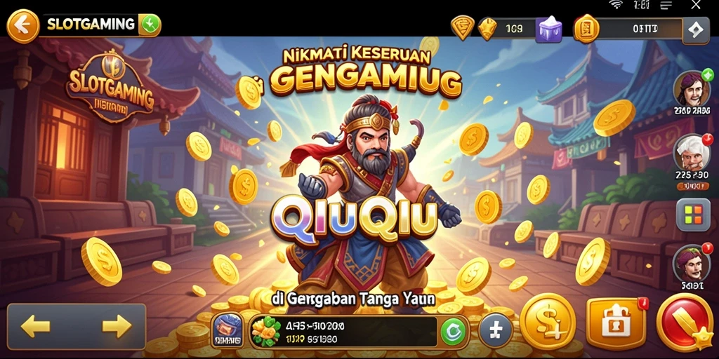 Gameplay seru dalam SLOTGAMING, nikmati QiuQiu dengan teman.