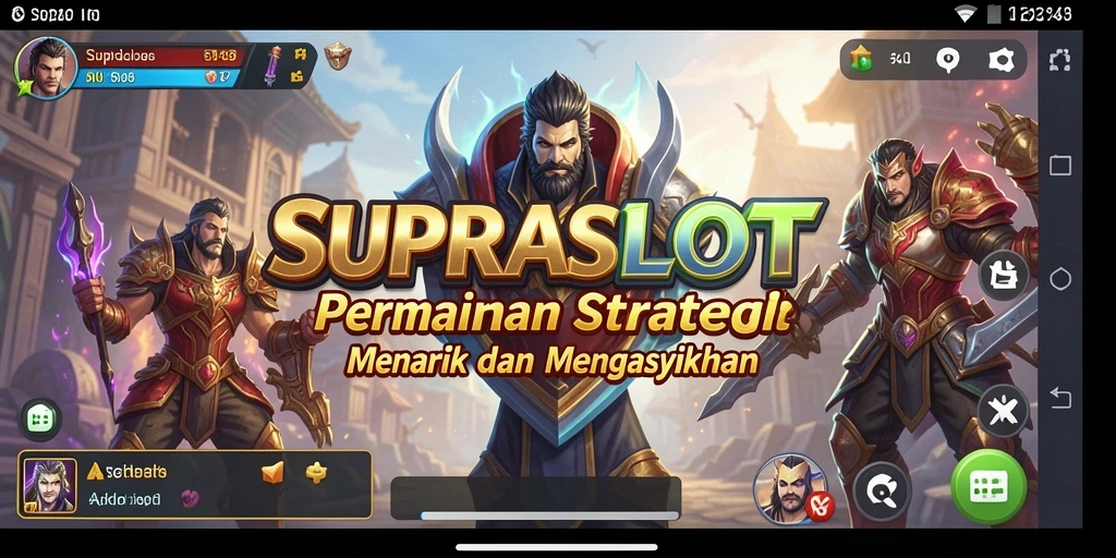 Tampilan gameplay menarik dan penuh strategi di SUPRASLOT.