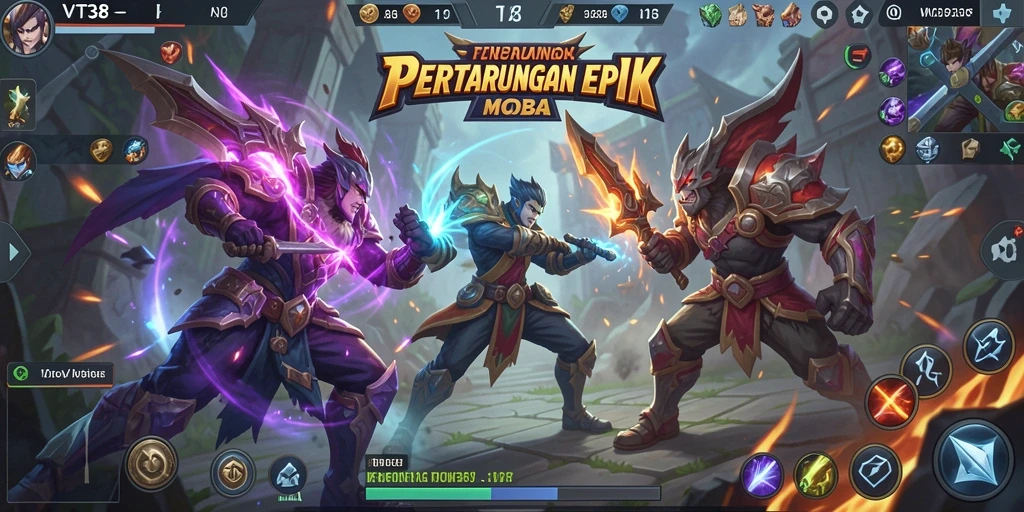 Gameplay VT38 yang mendebarkan dan penuh aksi.